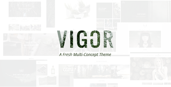 Vigor - Vintage WordPress Theme Logo